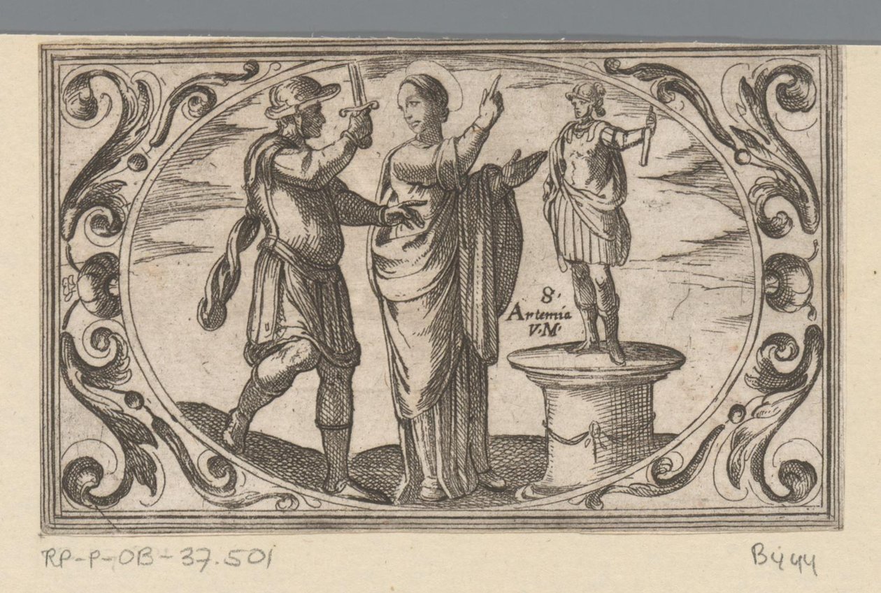 H. Artemia Romeinse martelaressen (sèries title) Imagini digues moltes vergini Rom nel martiri (sèries title)finnish tekijältä Antonio Tempesta