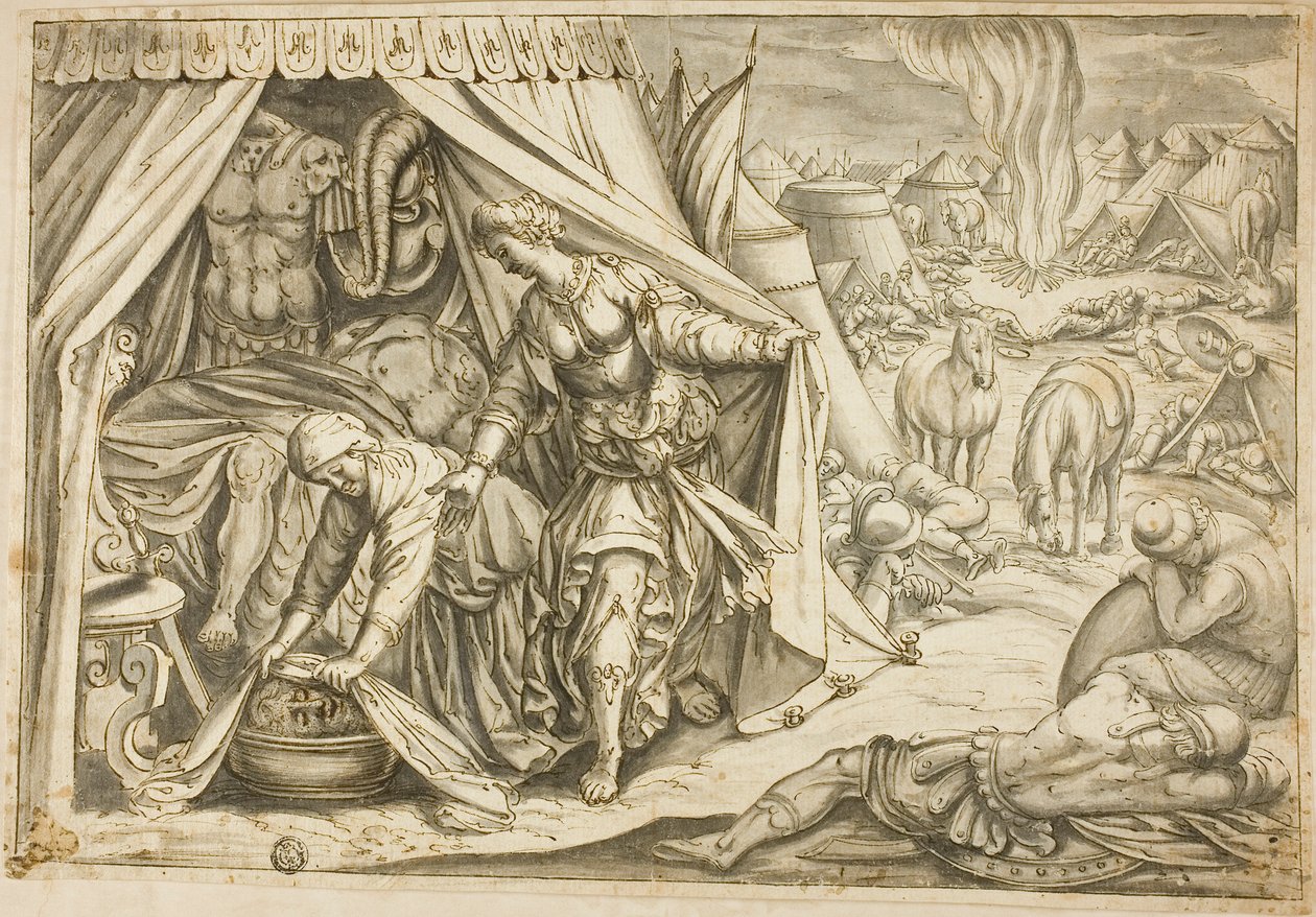 Judith ja Holofernes tekijältä Antonio Tempesta