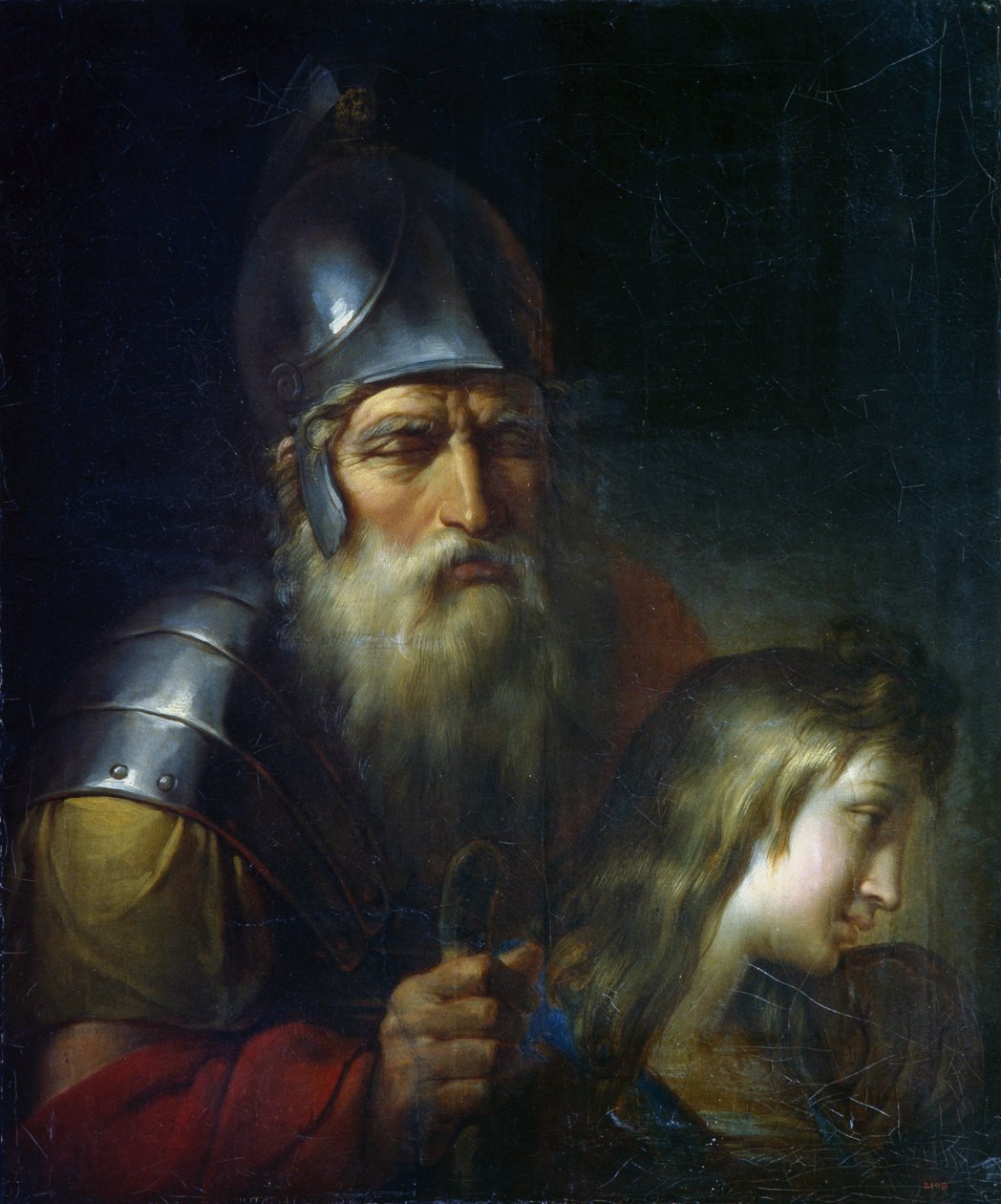 Belisaire - Flavius ​​​​Belisarius (500-576) - Vigi, Antonio (1764-1844) - 1805 - Öljy kankaalle - 81x68 - Venäjän valtionmuseo, St. Pietari tekijältä Antonio Vighi