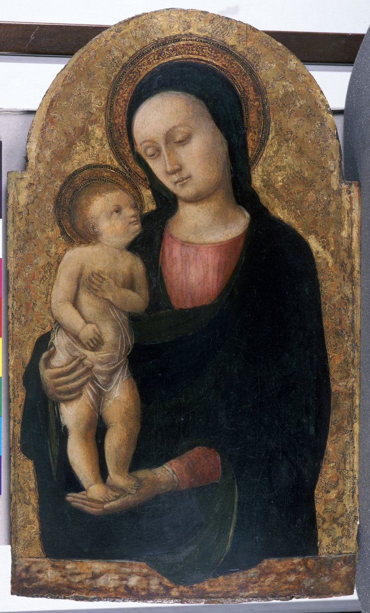 Madonna ja lapsi, n. 145060 (tempera puulla) tekijältä Antonio Vivarini