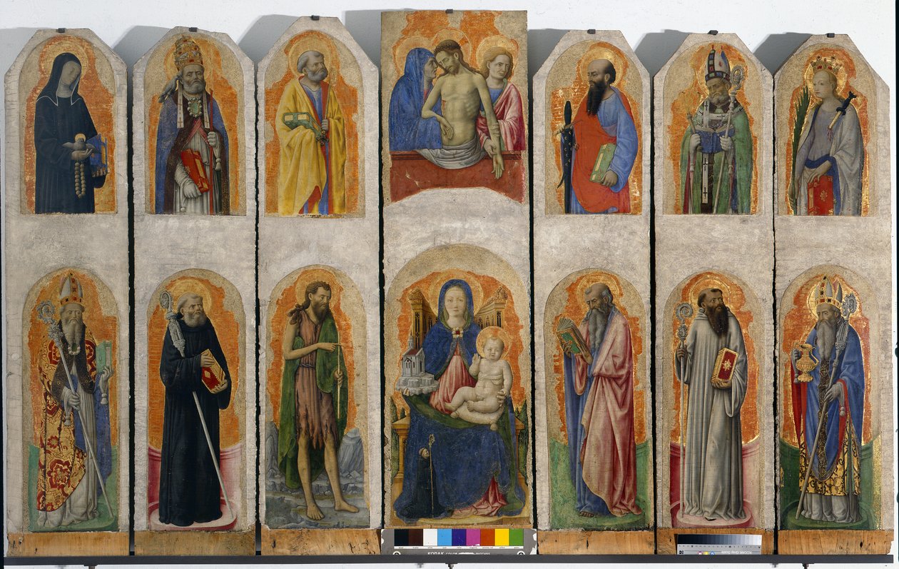 Praglian polyptyykki, n. 1448 tekijältä Antonio Vivarini