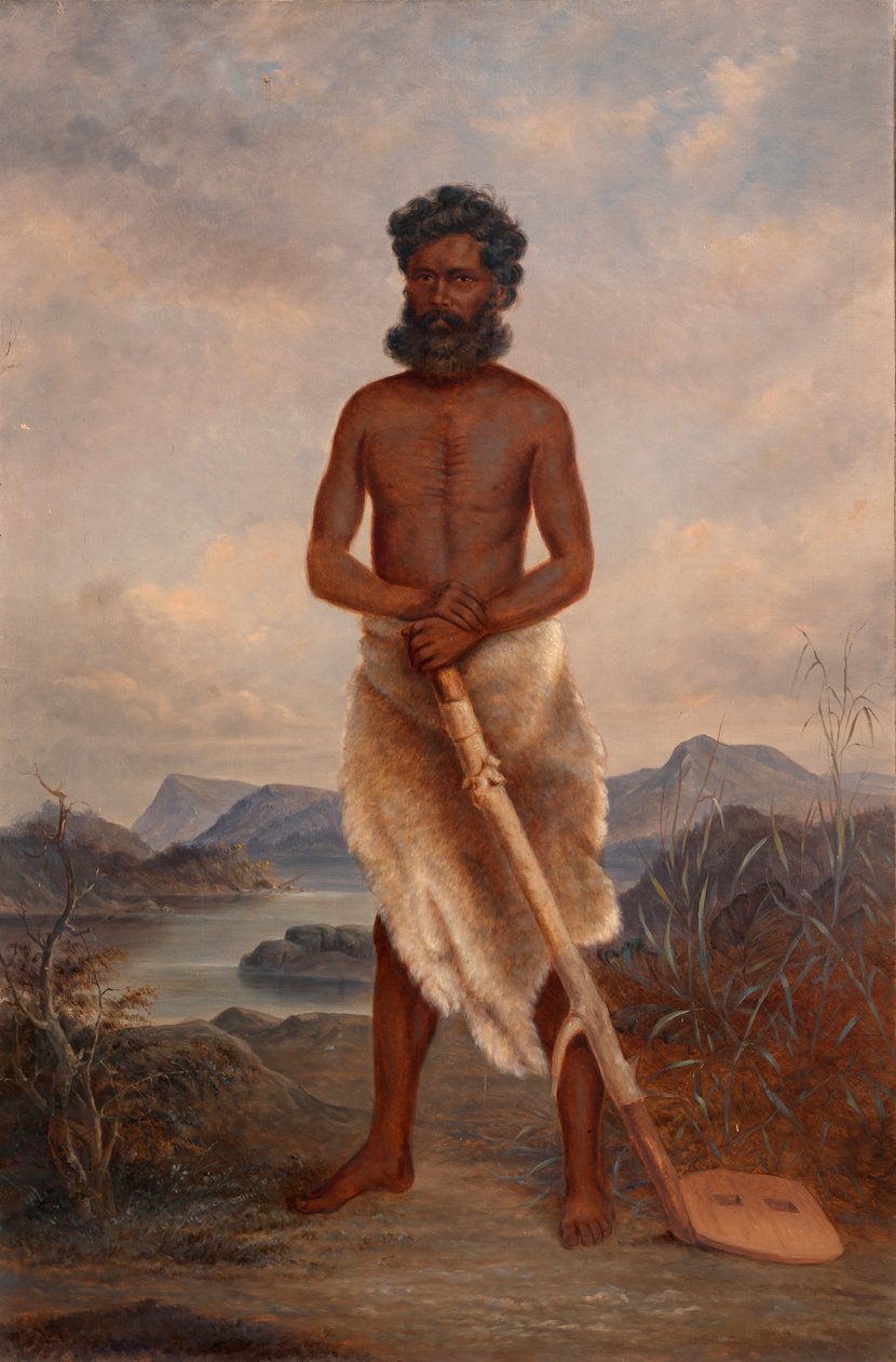 australialainen mies, n. 1893. tekijältä Antonio Zeno Shindler