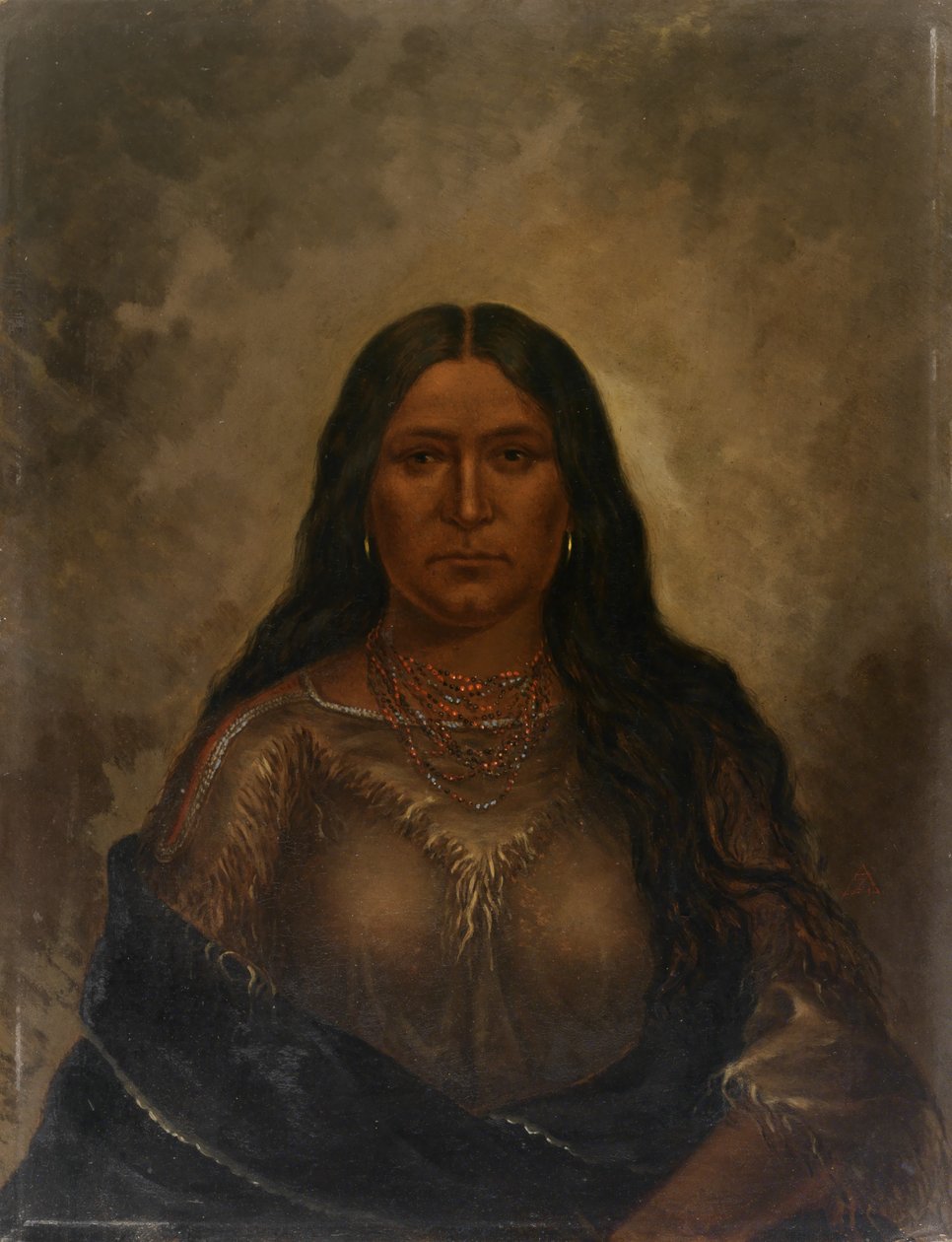 Chan-ku-wash-te-mine Good Road Woman, n. 1887. tekijältä Antonio Zeno Shindler