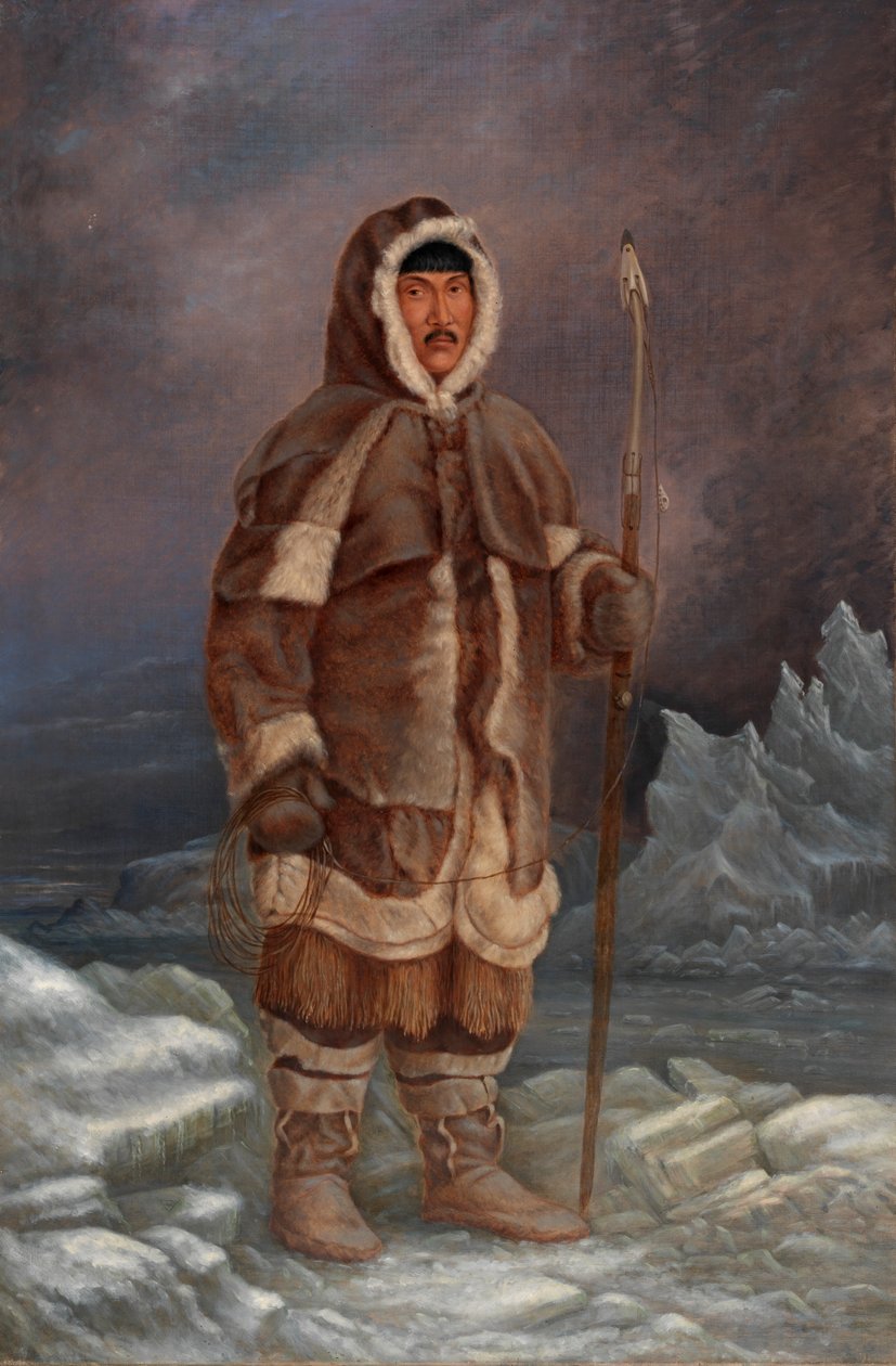 Eskimomies, n. 1893. tekijältä Antonio Zeno Shindler