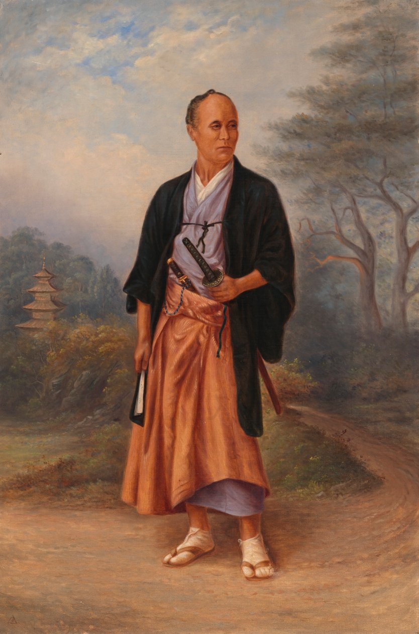 Japanilainen mies, n. 1893. tekijältä Antonio Zeno Shindler