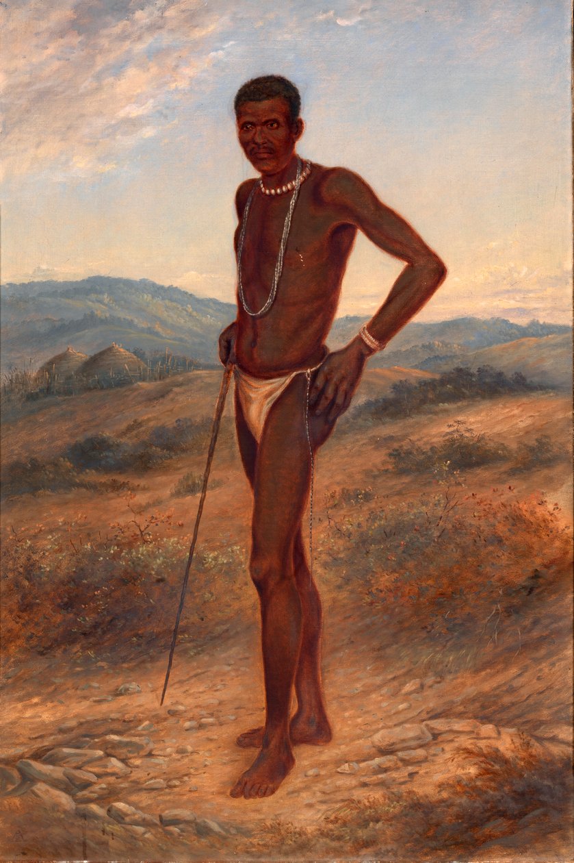 Kaffir Man, n. 1893. tekijältä Antonio Zeno Shindler