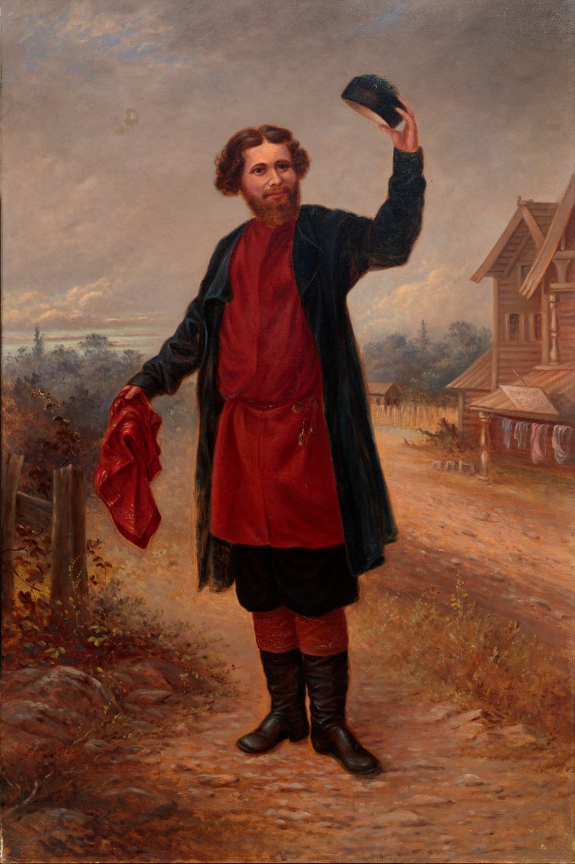 Venäläinen mies, n. 1890-1899. tekijältä Antonio Zeno Shindler