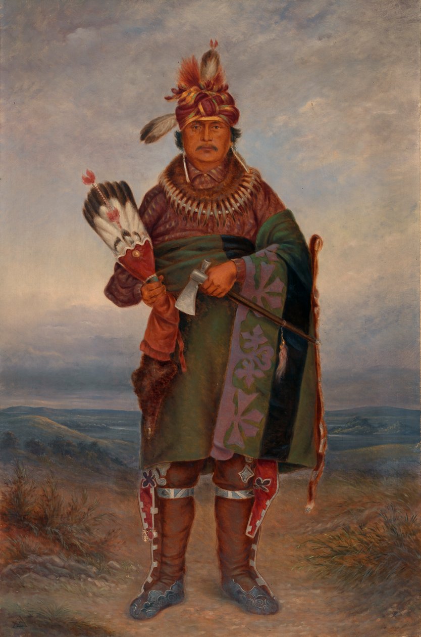 Sac and Fox Indian, n. 1893. tekijältä Antonio Zeno Shindler