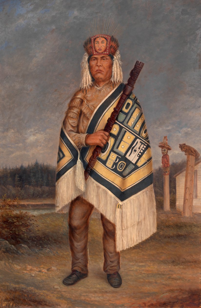 Tlinkit Intialainen, n. 1893. tekijältä Antonio Zeno Shindler