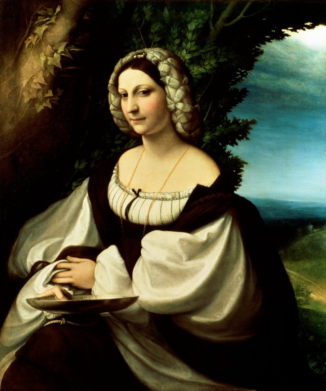 Naisen muotokuva, c1518. tekijältä Antonio da Correggio