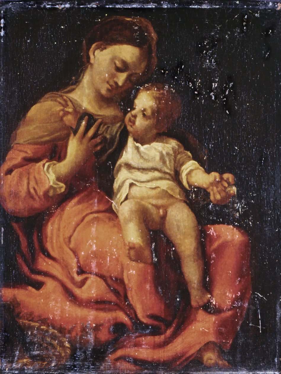 Madonna ja lapsi tekijältä Antonio da Correggio