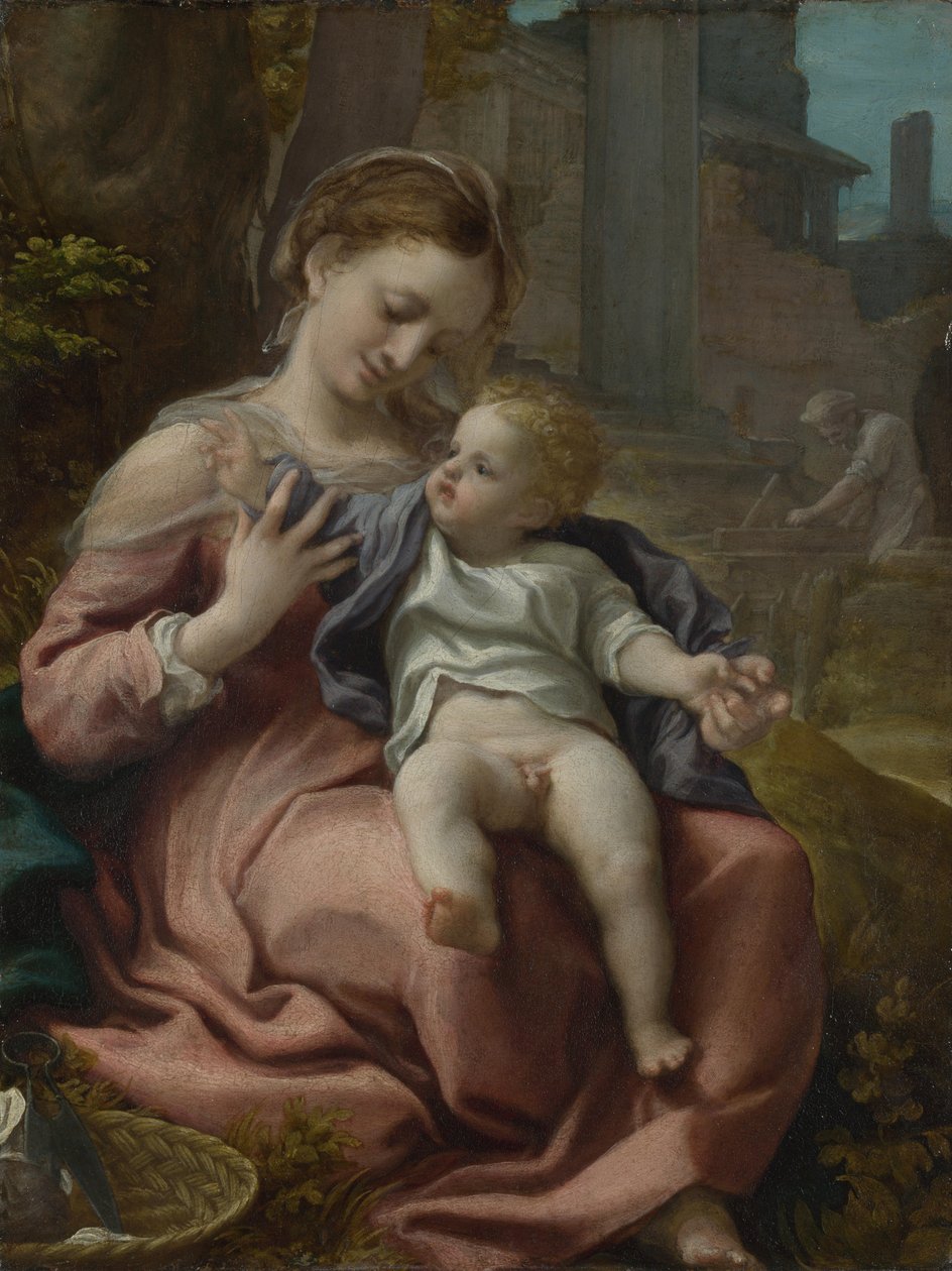 Korin Madonna, noin 1524 tekijältä Antonio da Correggio