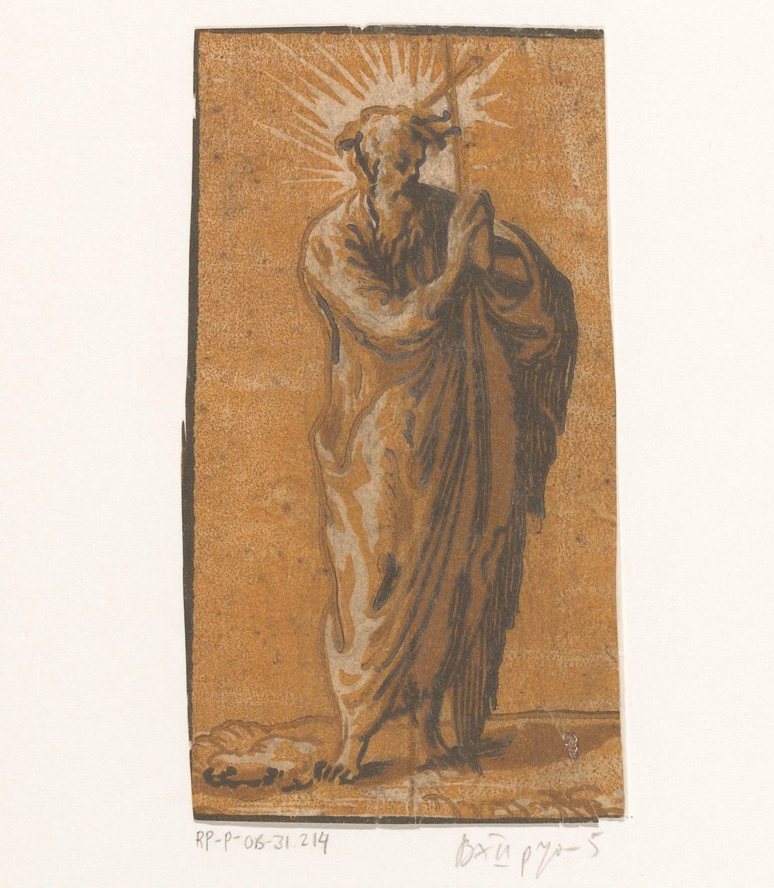 Pyhä Philip Kristus ja kaksitoista apostolia (sarjan nimi) tekijältä Antonio da Trento (attributed to)