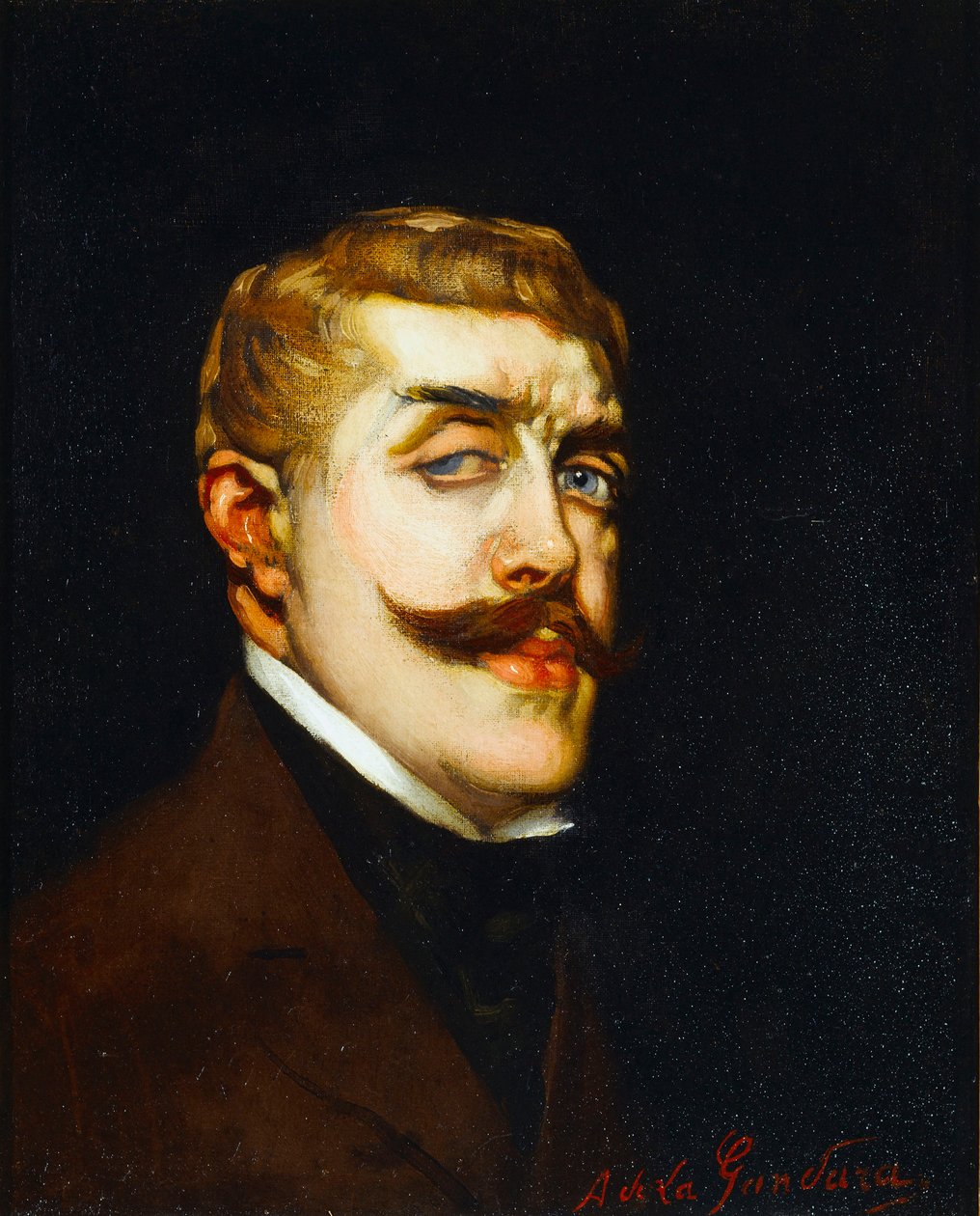 Runoilija Jean Lorrainin muotokuva 1855-1906, n. 1900 tekijältä Antonio de la Gandara