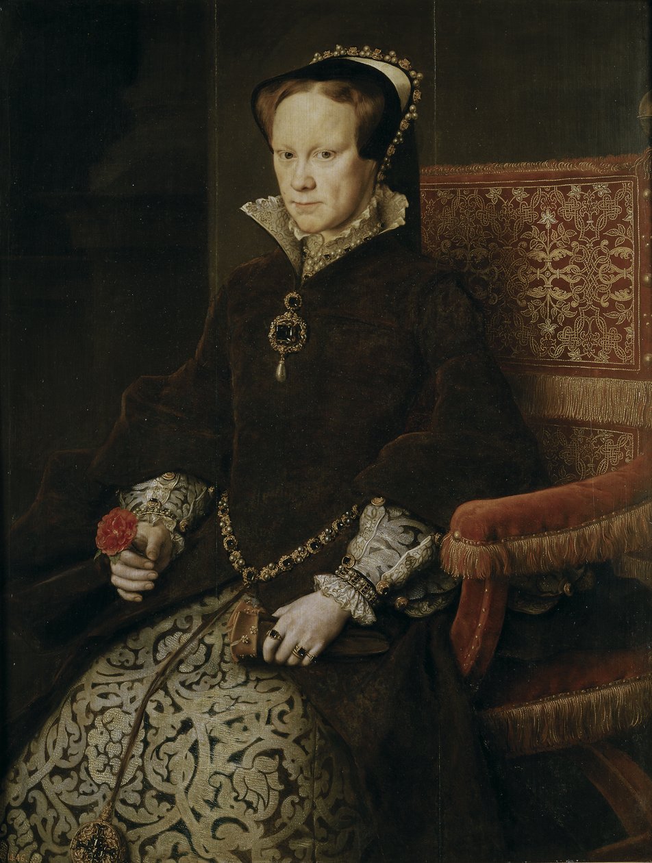 Englannin Maria I:n muotokuva, 1554 tekijältä Antonis Mor