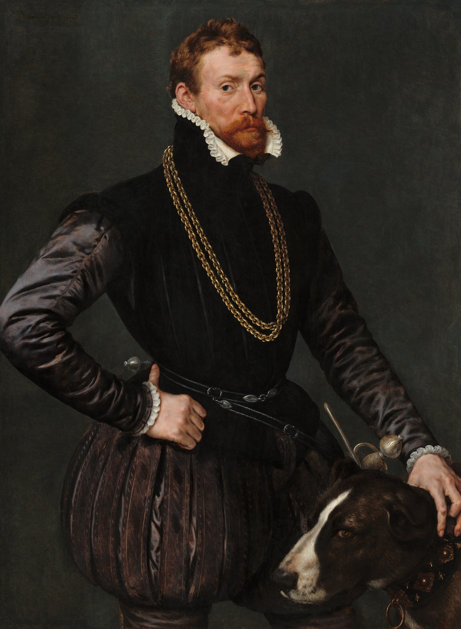 Gentlemanin muotokuva, 1569. tekijältä Antonis Mor