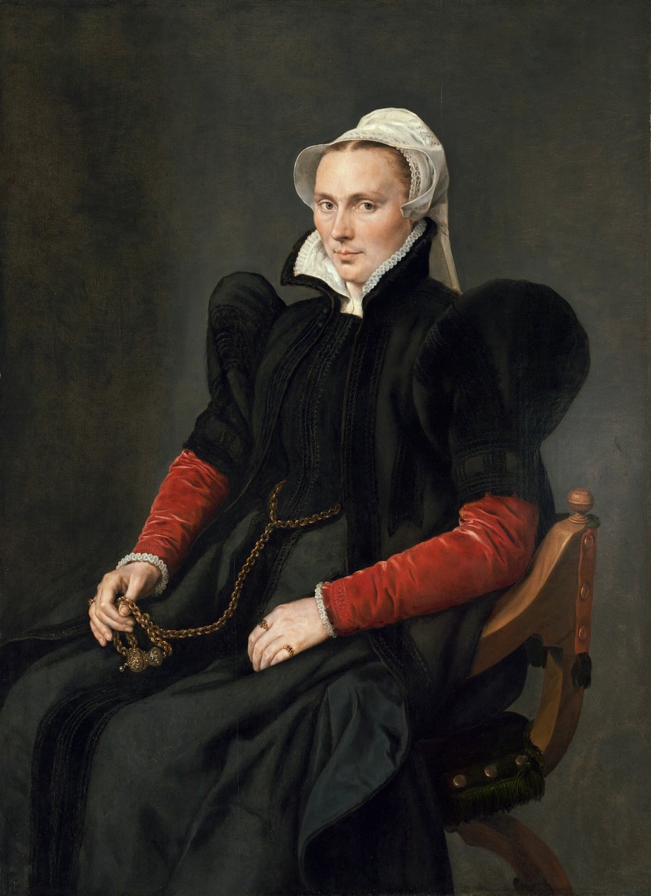 Istuvan naisen muotokuva, 156065. tekijältä Antonis Mor