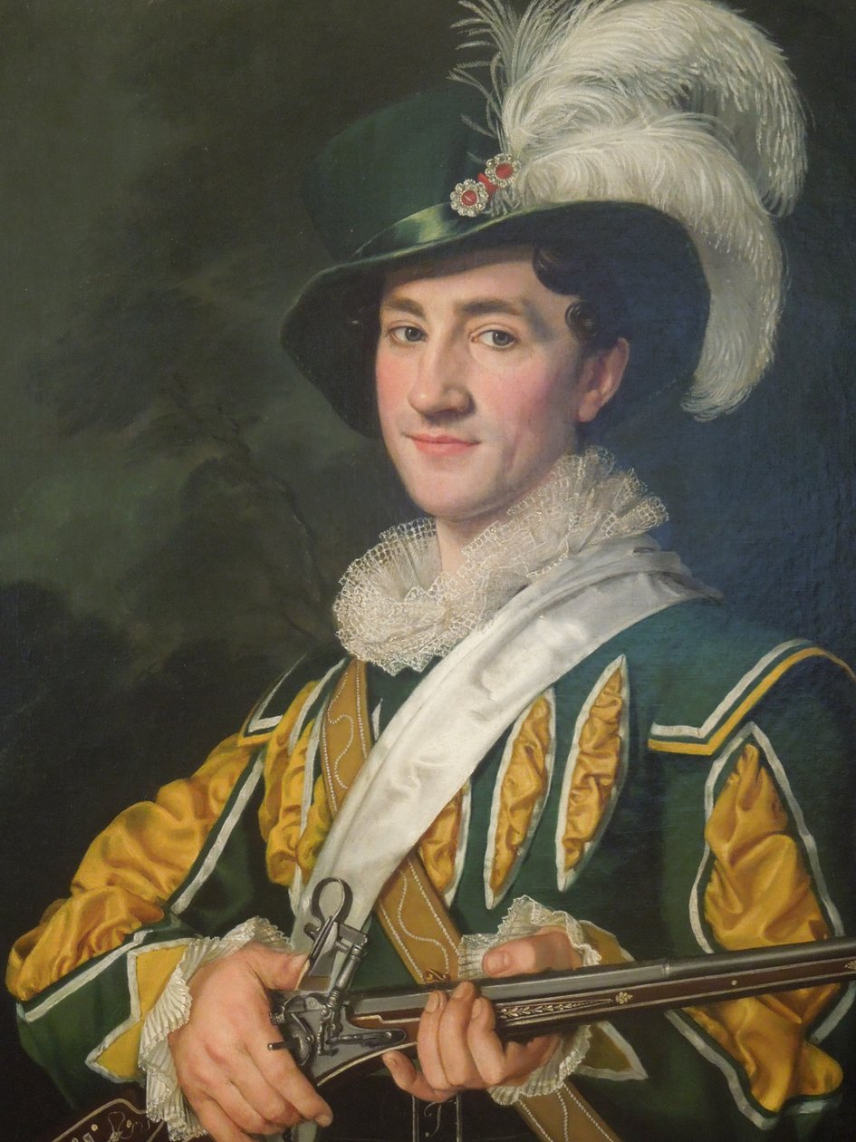 Alois Jelen Maxin roolissa Der Freischützistä (1826) tekijältä Antonin Machek