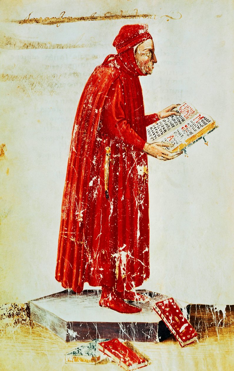 Lino Coluccio Salutatin muotokuva (Stignano tekijältä Apollonio di Giovanni di Tommaso