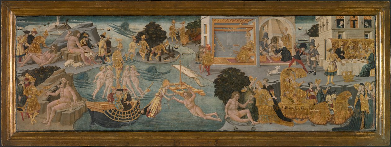 Ulysseksen seikkailut, 143545. tekijältä Apollonio di Giovanni di Tommaso