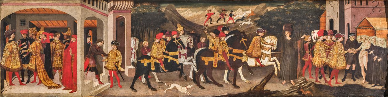 Griseldan tarina tekijältä Apollonio di Giovanni di Tommaso
