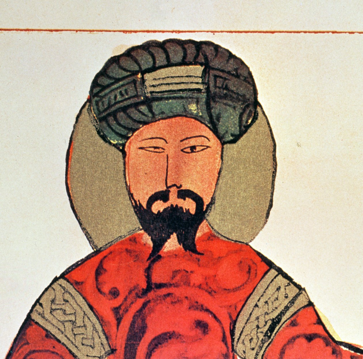 Saladinin muotokuva (1138-93) (yksityiskohta 4623) tekijältä Arabic School