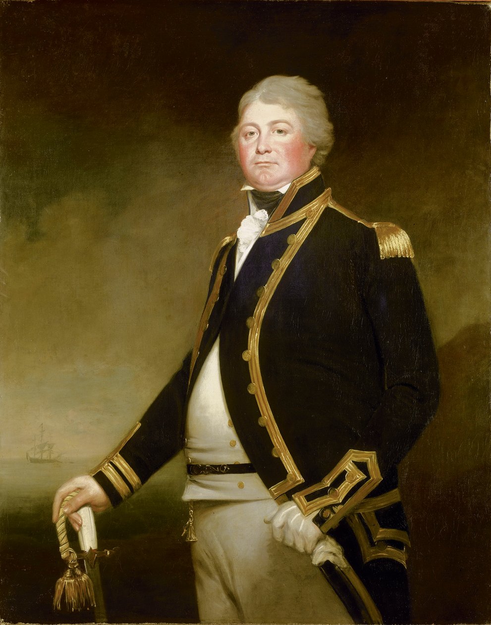 Kapteeni James Newman-Newman (1767-1811), noin 1801 (öljy kankaalle). tekijältä Archer James Oliver