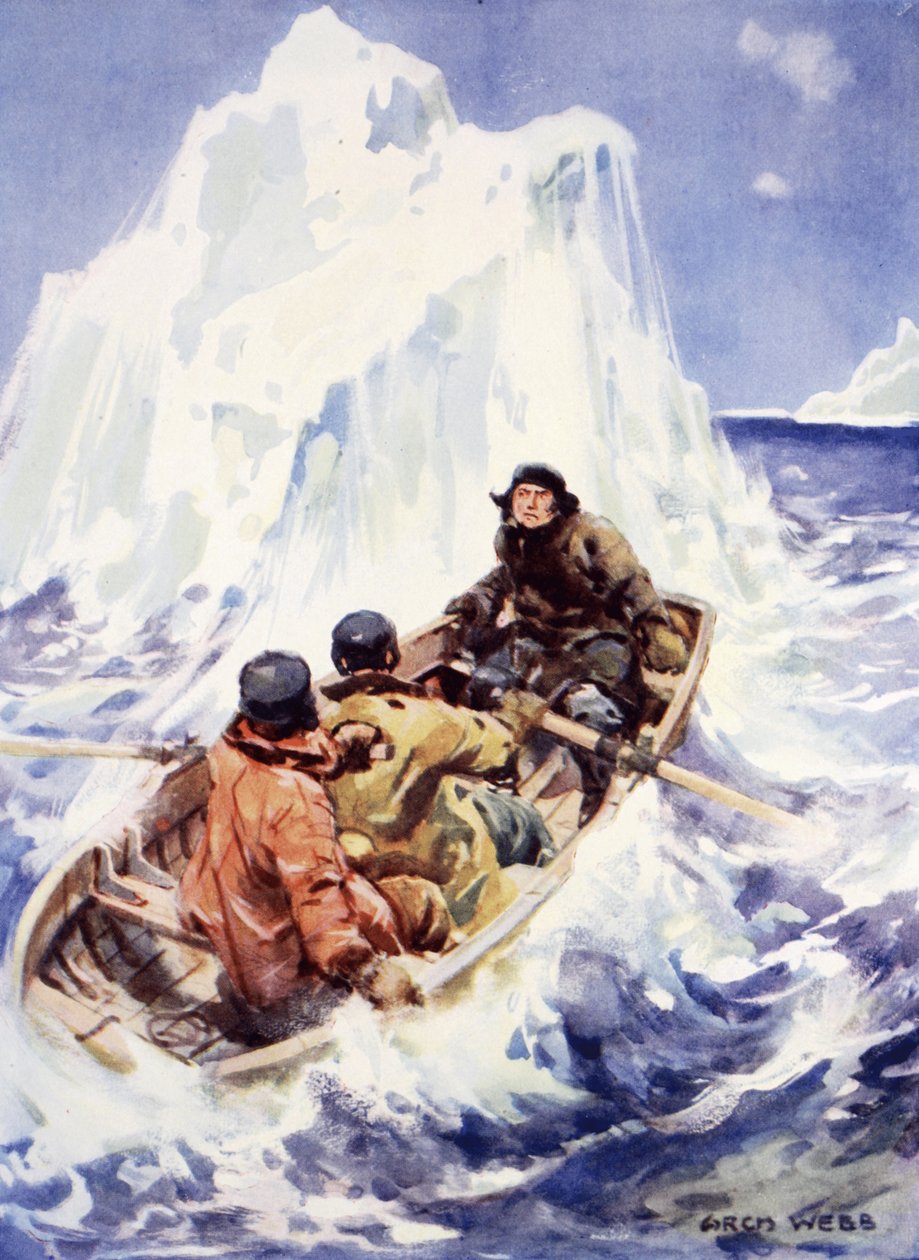 Franklin ja Buchan arktisen retkikunnan aikana vuonna 1818 tekijältä Archibald Webb