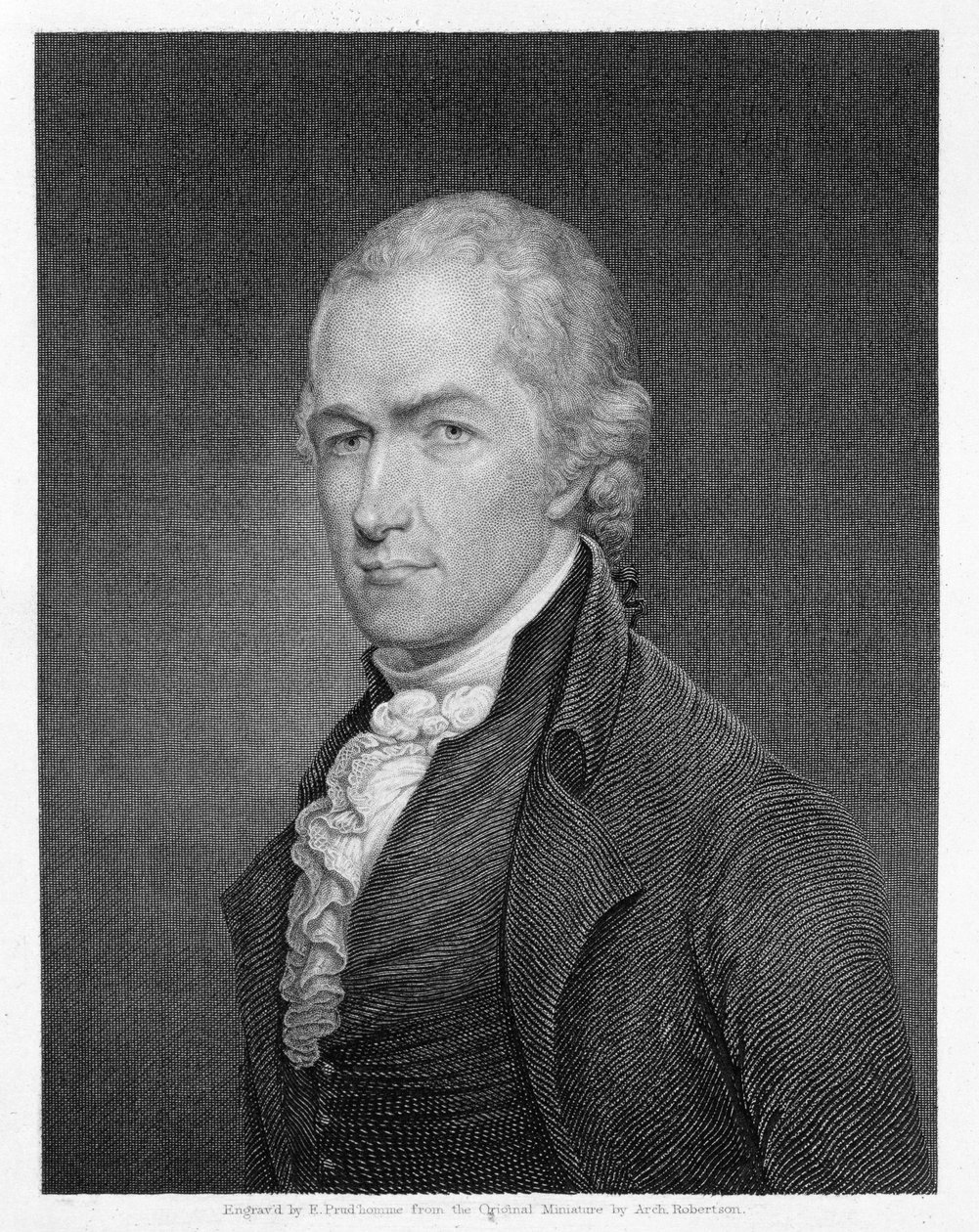 Alexander Hamilton (1757-1804), kaiverrus John Francis Eugene Prud