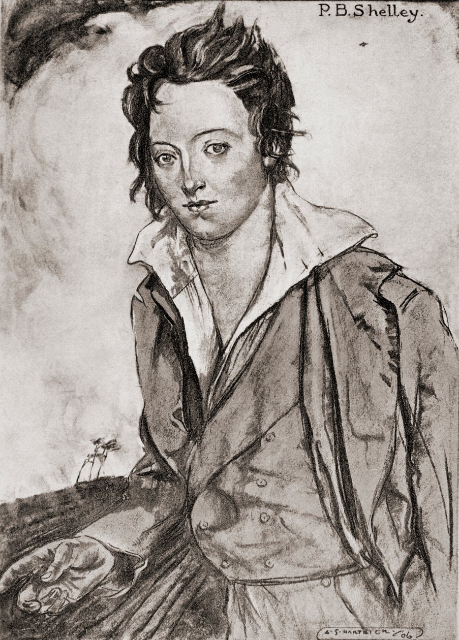 Percy Bysshe Shelley tekijältä Archibald Standish Hartrick