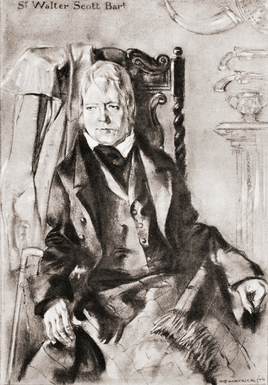 Sir Walter Scott tekijältä Archibald Standish Hartrick