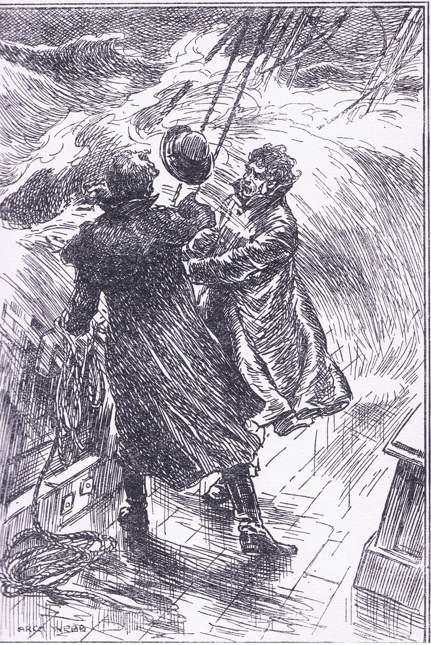 Readyllä oli juuri aikaa tarttua molemmin käsin, 1900-luku tekijältä Archibald Webb