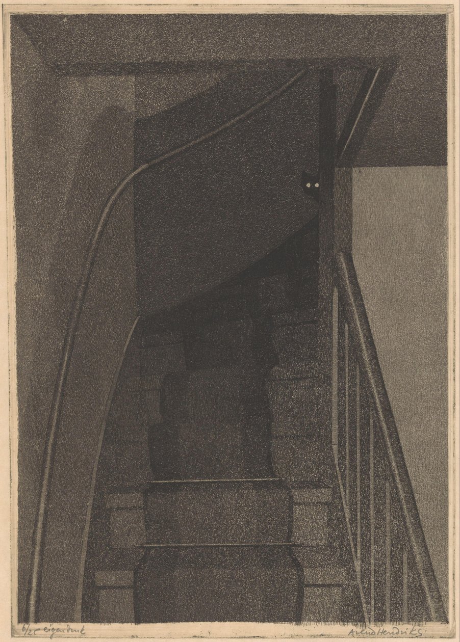 Trap (alkuperäinen nimi esineessä) tekijältä Arend Hendriks (signed by artist)