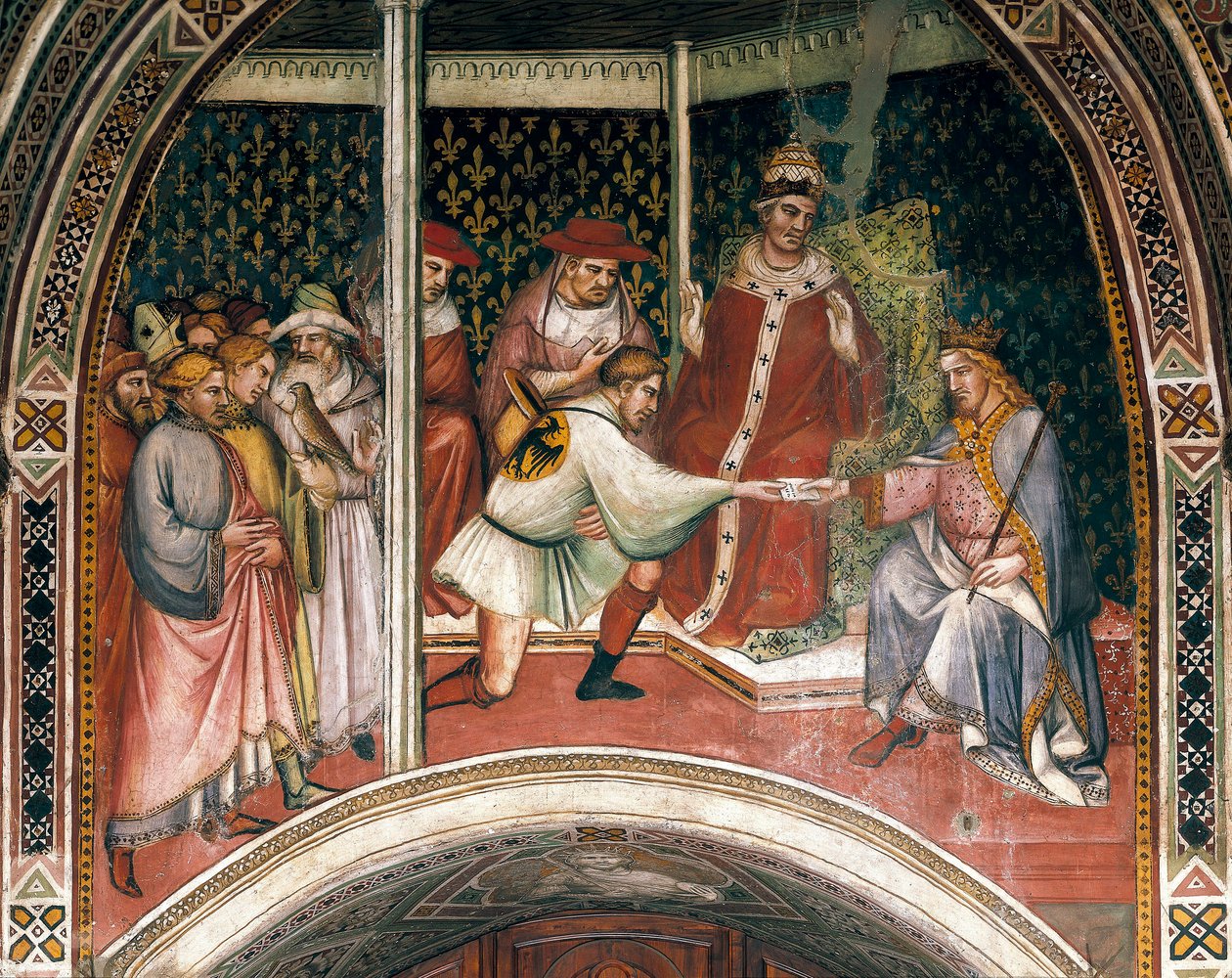 Paavi Aleksanteri III:n historia, Fresko Spinello Aretino tekijältä Aretino Luca Spinello or Spinelli