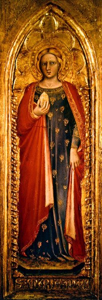 Magdalen (öljy paneelissa) tekijältä Aretino Luca Spinello or Spinelli