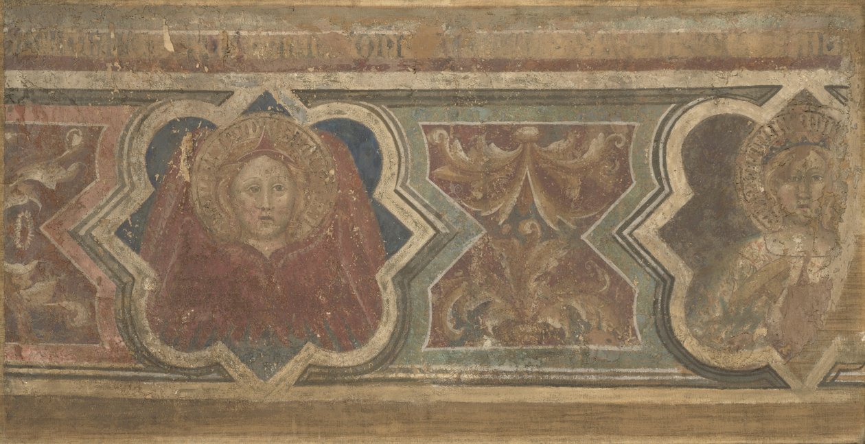 Koristeellinen reunus, n. 1390 tekijältä Aretino Spinello