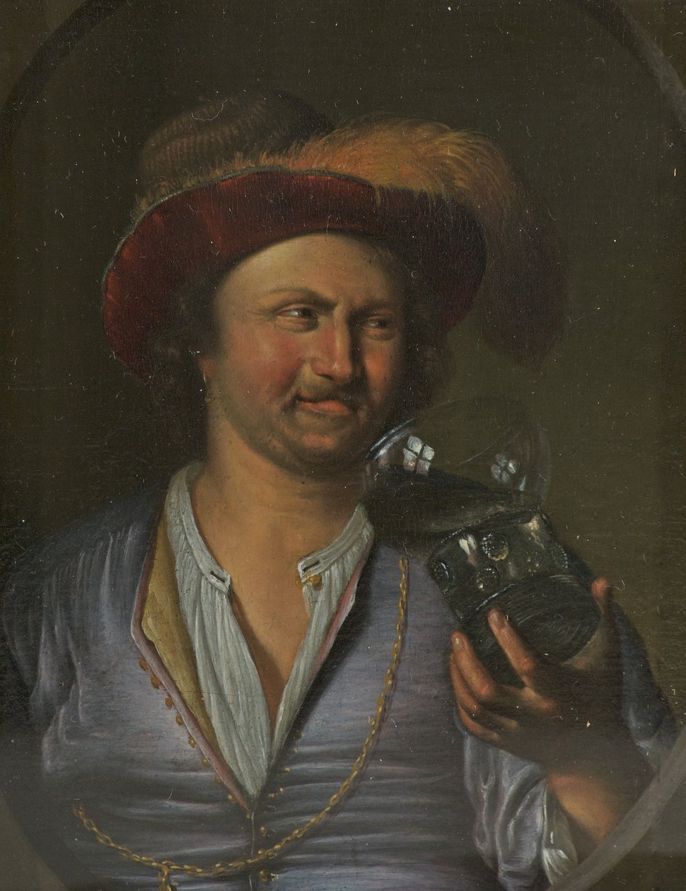 Miehen muotokuva, noin 1672-74 tekijältä Arie de Vois