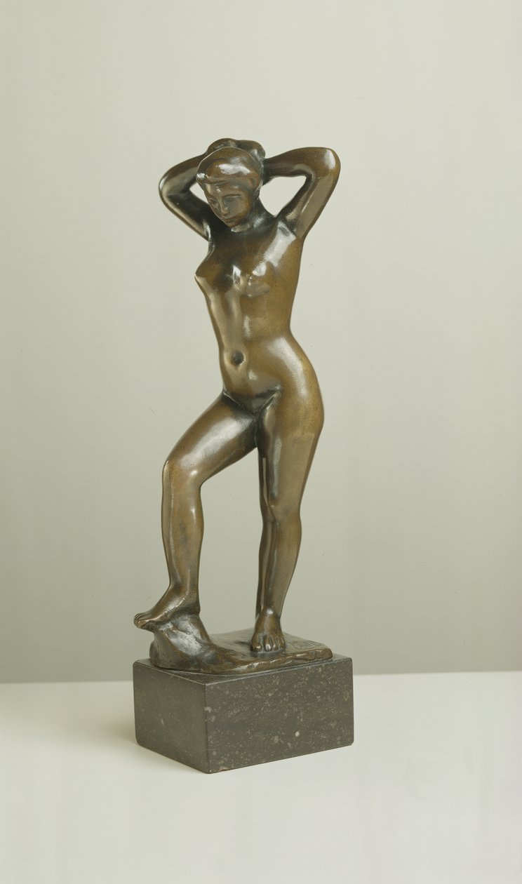 Kylpijä kädet koholla (pronssi) tekijältä Aristide Maillol
