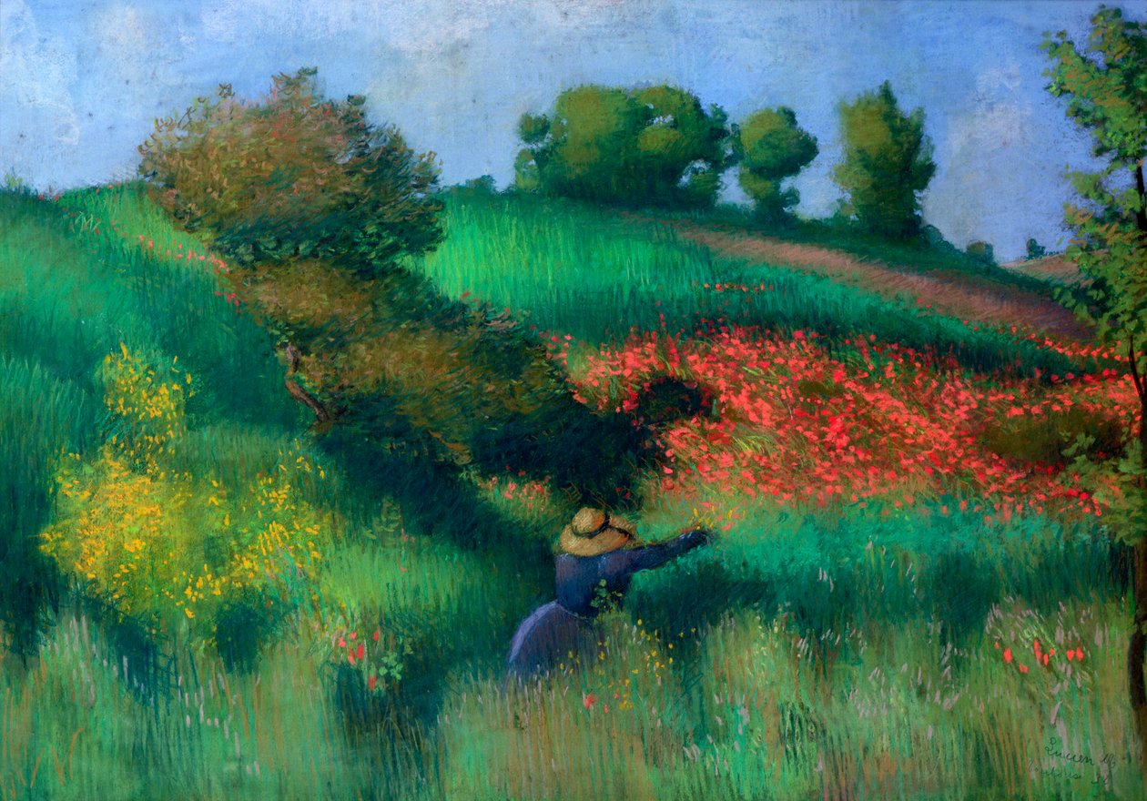 Kukkiva maisema tekijältä Aristide Maillol
