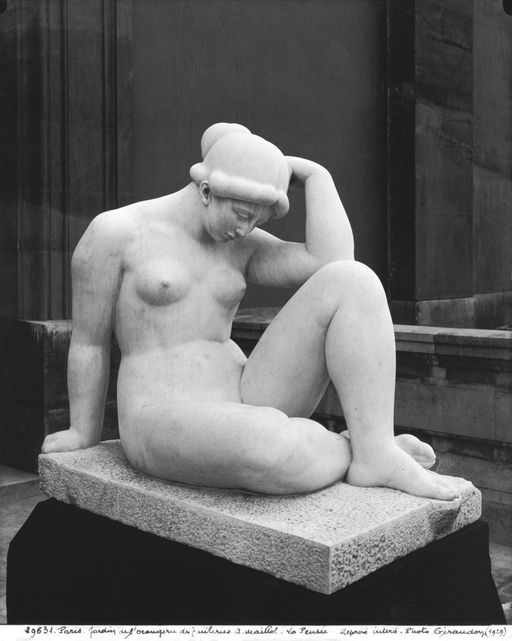 Välimeri tai ajatus, 1923 (katso myös 189420) (marmori) tekijältä Aristide Maillol