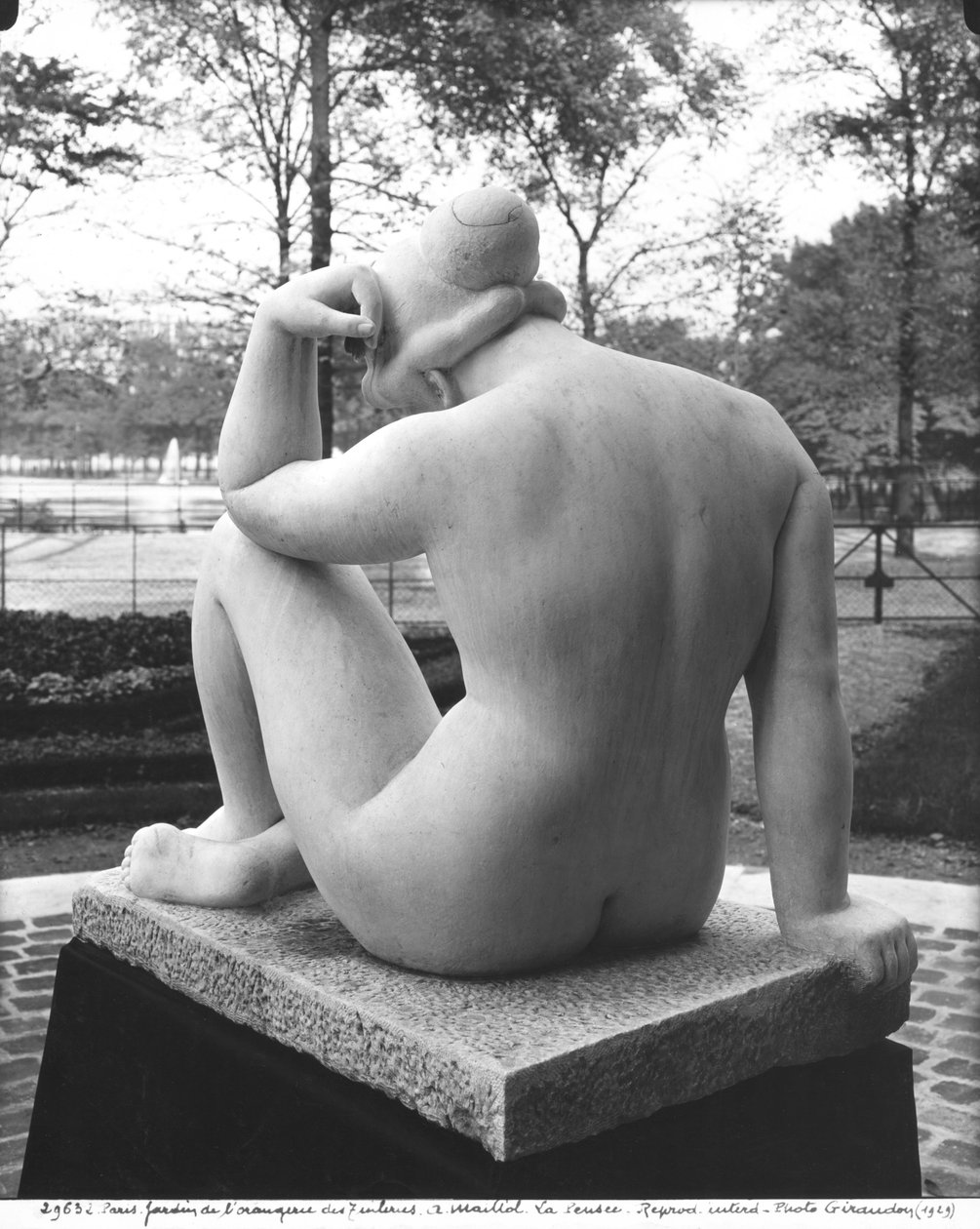 Välimeri eli ajatus takaa katsottuna, 1923 (katso myös 253097) (marmori) tekijältä Aristide Maillol