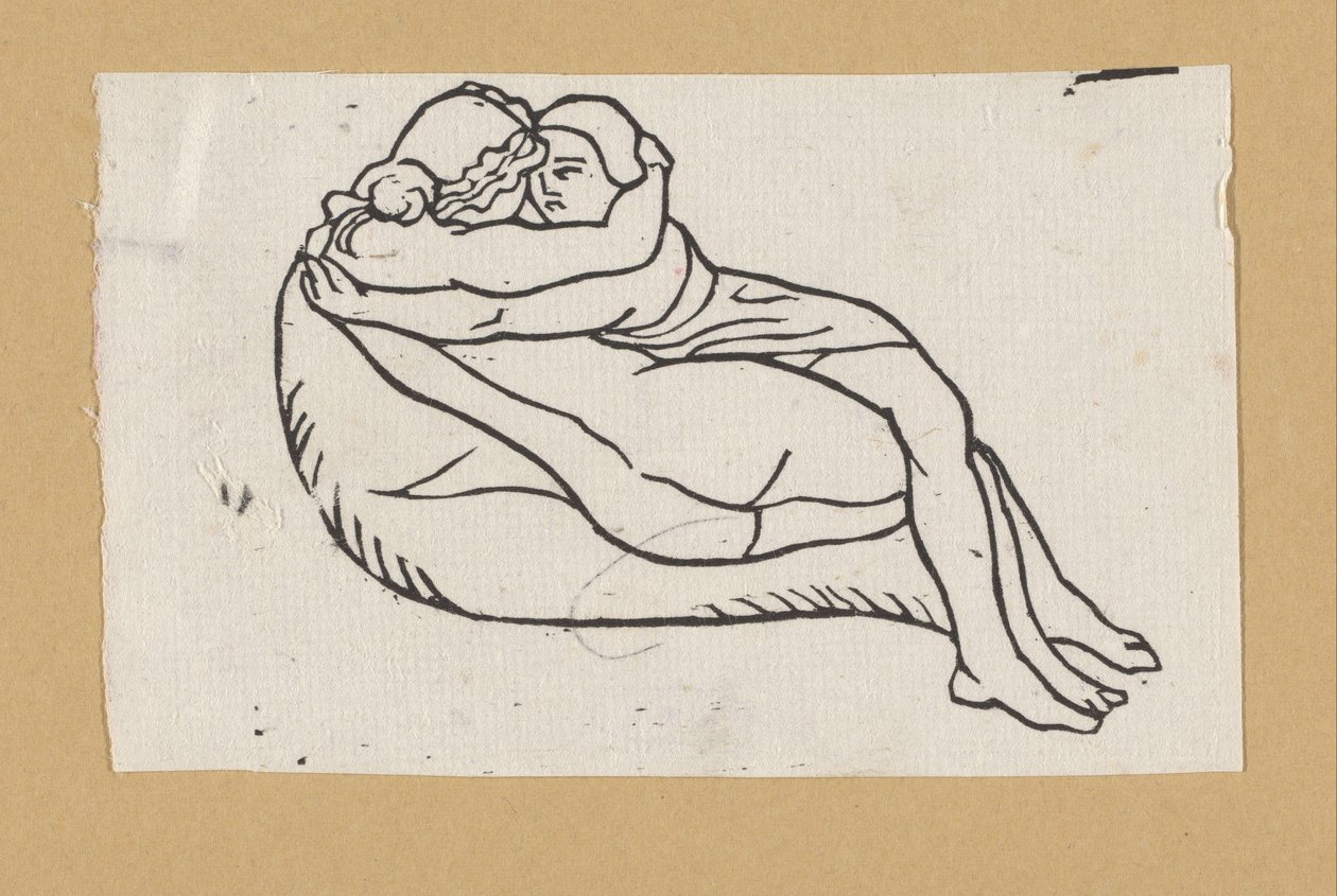 Daphnis und Chloë zusammen liegend tekijältä Aristide Maillol