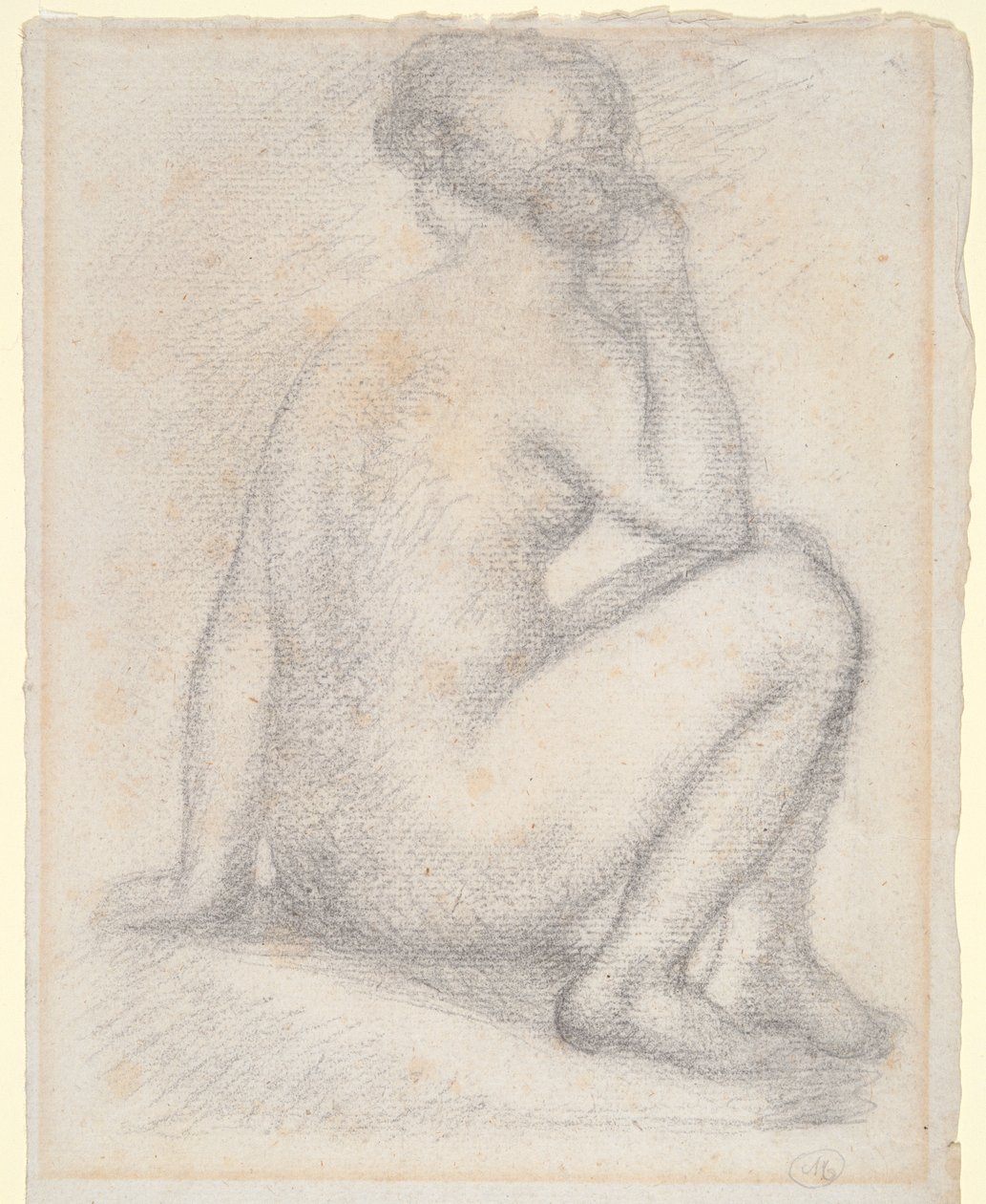 Nainen alaston, istuva tekijältä Aristide Maillol