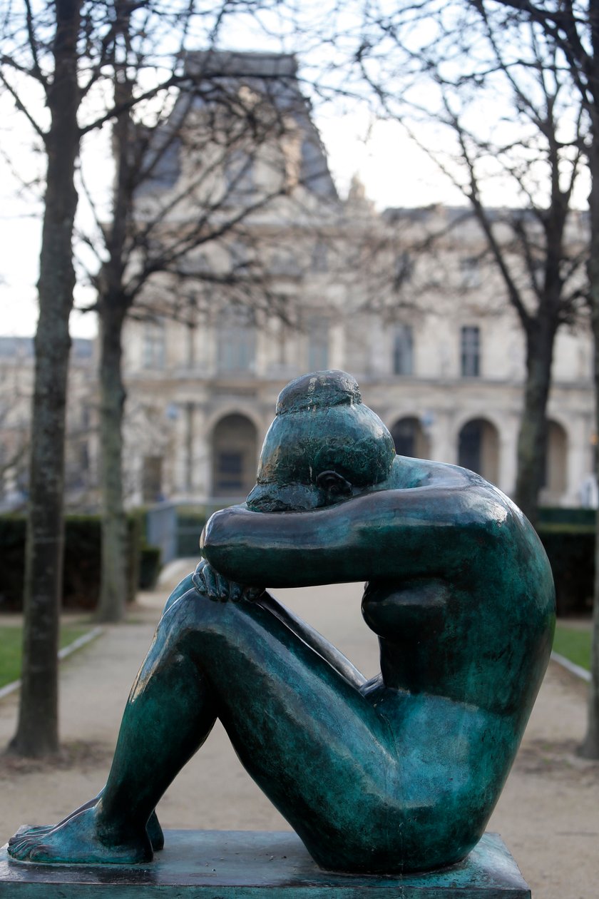 Tuileries Garden, Aristide Maillol, Yö, Pariisi, Ranska (kuva) tekijältä Aristide Maillol