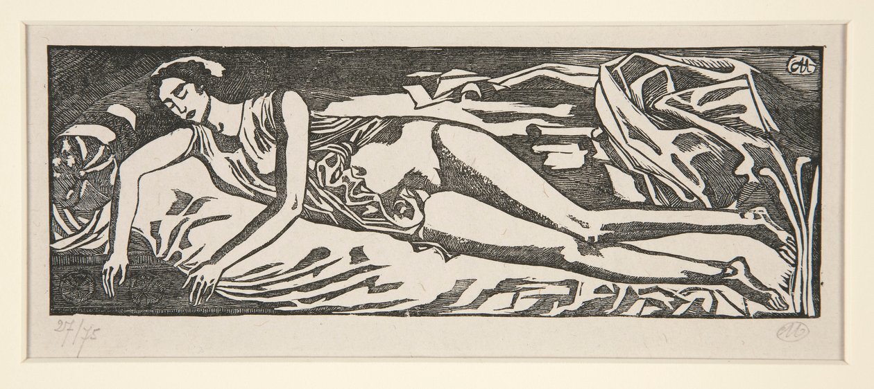 Makaava nainen tekijältä Aristide Maillol