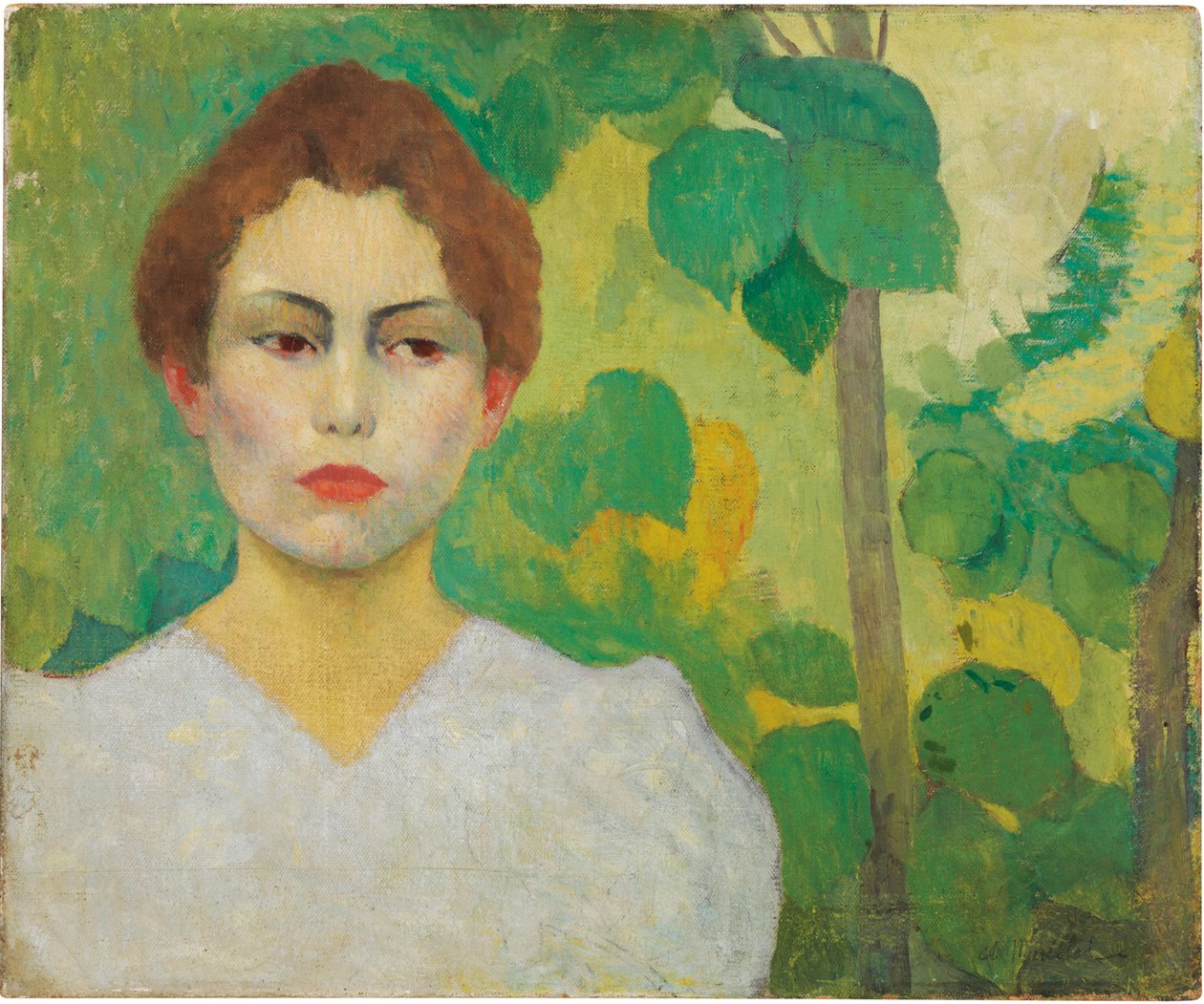 Nainen valkoisessa tekijältä Aristide Maillol