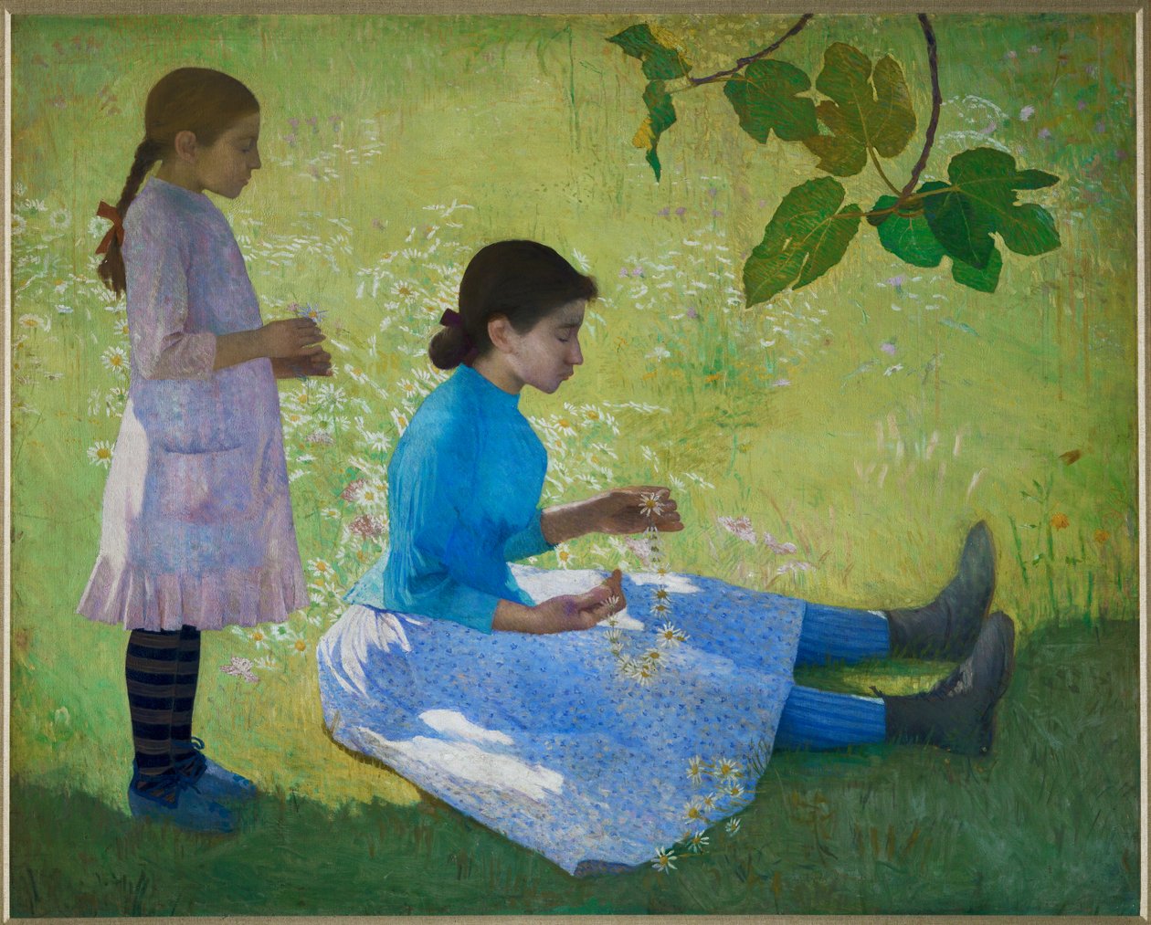 kukkaseppele (maalaus kankaalle) tekijältä Aristide Maillol