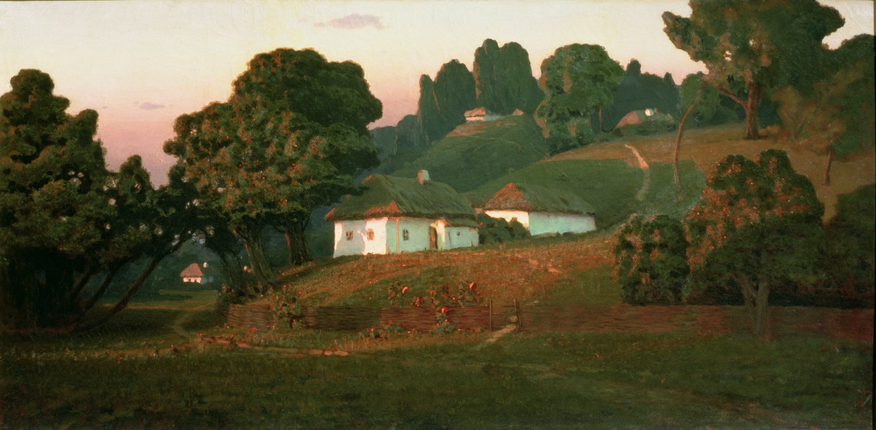Ilta Ukrainassa, 1878 tekijältä Arkip Ivanovic Kuindzi