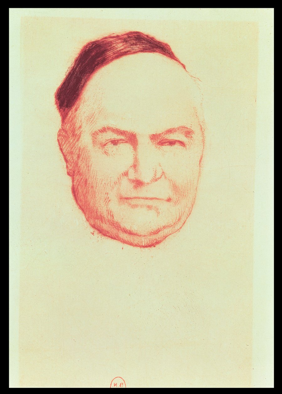 Charles Augustin Sainte-Beuven (1804-69) muotokuva tekijältä Armand Rassenfosse