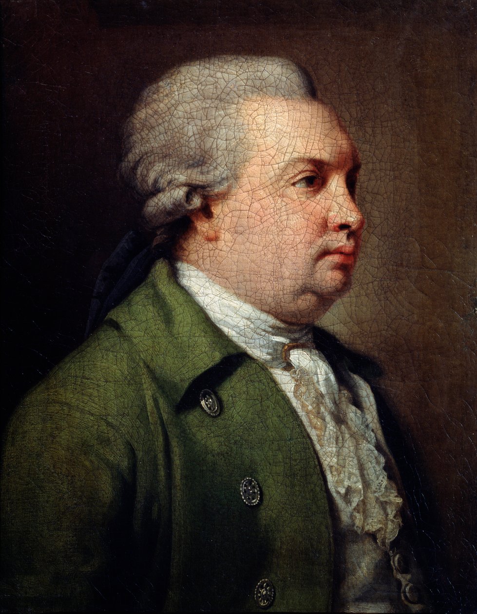 Näyttelijä Denis I Fonvizinin muotokuva, c1784-c1785 tekijältä Armand Charles Caraffe